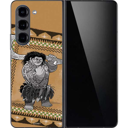 Disney Moana Maui Portrait Galaxy Z Fold5 5G Skin